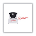 ACCUSTAMP2 Pre-Inked Shutter Stamp, Red, COPY, 1.63 x 0.5