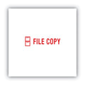 ACCUSTAMP2 Pre-Inked Shutter Stamp, Red, FILE COPY, 1.63 x 0.5