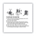 COSCO 2000PLUS Replacement Ink Pad for 2000PLUS 1SI20PGL, 1.63" x 0.25", Blue
