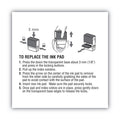 COSCO 2000PLUS Replacement Ink Pad for 2000PLUS 1SI30PGL, 1.94" x 0.25", Black