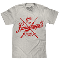 Leinenkugel's Fishing Camp Beer Logo T-Shirt - Ash Gray by Tee Luv
