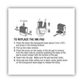 COSCO 2000PLUS Replacement Ink Pad for 2000PLUS 1SI40PGL and 1SI40P, 2.38" x 0.25", Blue