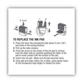 COSCO 2000PLUS Replacement Ink Pad for 2000PLUS 1SI50P, 2.81" x 0.25", Red