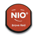 NIO Ink Pad for NIO Stamp with Voucher, 2.75" x 2.75", Brave Red
