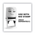 NIO Ink Pad for NIO Stamp with Voucher, 2.75" x 2.75", Fancy Gray