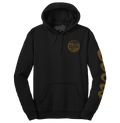 Coors Banquet Beer Double Sided with Sleeve Print Hooded Sweatshirt - Black by Tee Luv
