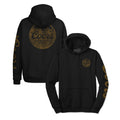 Coors Banquet Beer Double Sided with Sleeve Print Hooded Sweatshirt - Black by Tee Luv