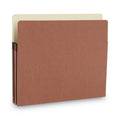 Smead Redrope Drop Front File Pockets, 1.75" Expansion, Letter Size, Redrope, 50/Box