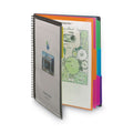 Smead Poly Project Organizer, 12 Letter-Size Sleeves, Gray with Bright Pockets