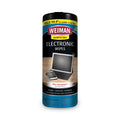 WEIMAN E-tronic Wipes, 7 x 8, White, 30/Canister, 4/Carton