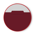 Smead Interior File Folders, 1/3-Cut Tabs: Assorted, Letter Size, 0.75" Expansion, Maroon, 100/Box