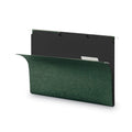 Smead Interior File Folders, 1/3-Cut Tabs: Assorted, Letter Size, 0.75" Expansion, Black/Gray, 100/Box