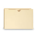 Smead 100% Recycled Top Tab File Jackets, Straight Tab, Legal Size, Manila, 50/Box