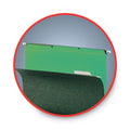 Smead Interior File Folders, 1/3-Cut Tabs: Assorted, Letter Size, 0.75" Expansion, Green, 100/Box