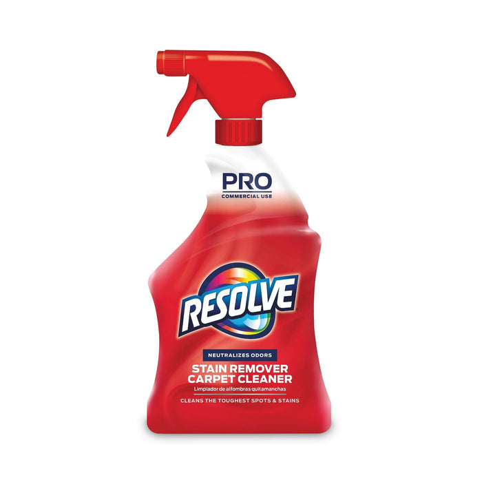 Professional RESOLVE Carpet Cleaner, 32 oz Spray Bottle, 12/Carton