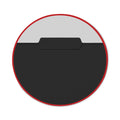 Smead Interior File Folders, 1/3-Cut Tabs: Assorted, Letter Size, 0.75" Expansion, Black/Gray, 100/Box