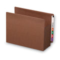 Smead Heavy-Duty Redrope End Tab TUFF Pockets, 7" Expansion, Letter Size, Redrope, 5/Box