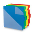 Smead End Tab Poly Out Guides, Two-Pocket Style, 1/3-Cut End Tab, Out, 8.5 x 11, Red, 50/Box