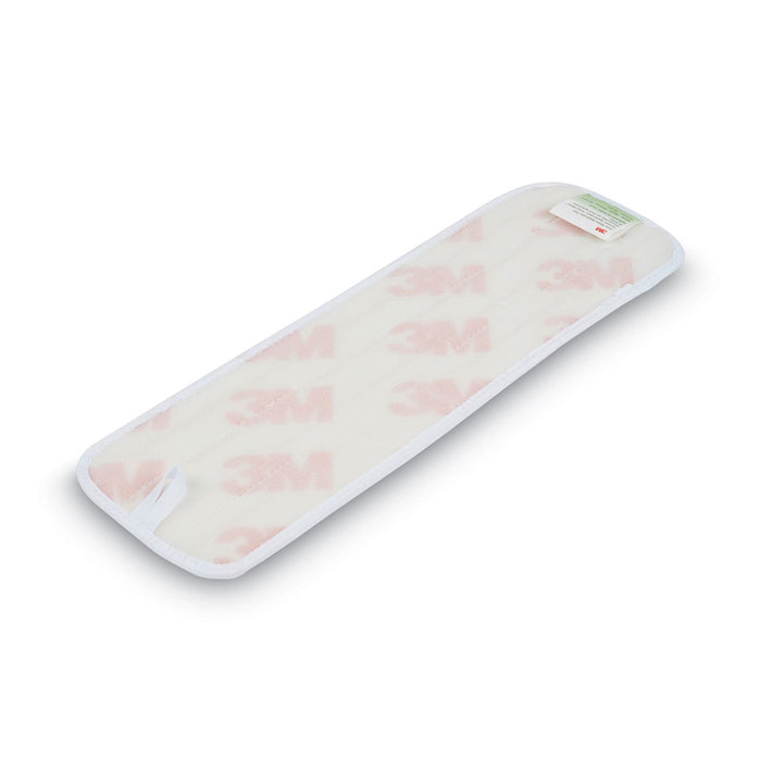 3M Easy Shine Applicator Pad, Microfiber, 18", White/Yellow, 10/Carton