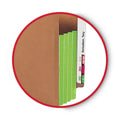 Smead Redrope Drop-Front End Tab File Pockets, Fully Lined 6.5" High Gussets, 3.5" Expansion, Legal Size, Redrope/Green, 10/Box
