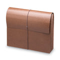 Smead Classic Expanding Wallets, 3.5" Expansion, 1 Section, Elastic Cord Closure, Letter Size, Redrope