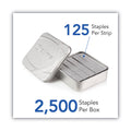 Swingline Optima High-Capacity Staples, 0.38" Leg, 0.5" Crown, Steel, 2,500/Box