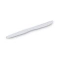 Dixie Plastic Cutlery, Heavy Mediumweight Knife, 100/Box