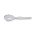 Dixie Plastic Cutlery, Heavy Mediumweight Teaspoons, White, 1,000 Carton
