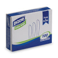 Dixie Plastic Cutlery, Heavy Mediumweight Knife, 100/Box
