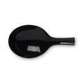 Dixie Plastic Cutlery, Heavyweight Soup Spoons, 5 3/4", Black, 1,000/Carton