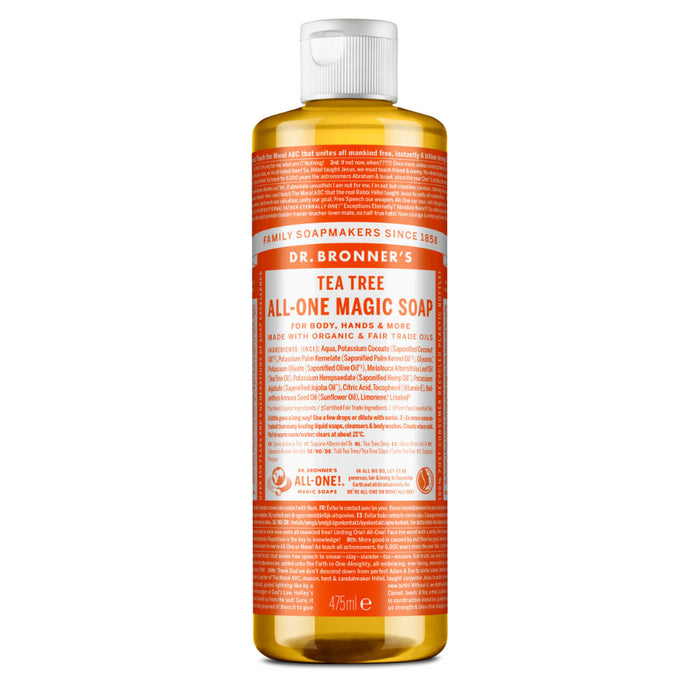 Dr. Bronner's Pure Castile Liquid Soap Hemp Tea Tree -- 16 Fl Oz by Pasteur Pharmacy