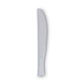 Dixie Plastic Cutlery, Heavy Mediumweight Knife, 100/Box