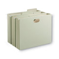 Smead FasTab Hanging Pockets, Letter Size, 1/3-Cut Tabs, Moss, 9/Box