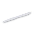Dixie Plastic Cutlery, Heavyweight Knives, White, 1,000/Carton
