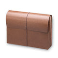 Smead Classic Expanding Wallets, 3.5" Expansion, 1 Section, Elastic Cord Closure, Legal Size, Redrope