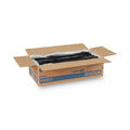 Dixie Plastic Cutlery, Heavy Mediumweight Forks, Black, 1,000/Carton