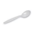Dixie Plastic Cutlery, Heavyweight Soup Spoons, White, 100/Box