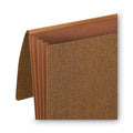 Smead Classic Expanding Wallets, 3.5" Expansion, 1 Section, Elastic Cord Closure, Legal Size, Redrope