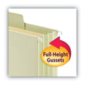 Smead FasTab Hanging Pockets, Letter Size, 1/3-Cut Tabs, Moss, 9/Box