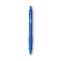 BIC GLIDE Bold Ballpoint Pen, Retractable, Bold 1.6 mm, Blue Ink, Translucent Blue Barrel, Dozen