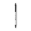 BIC Clic Stic Ballpoint Pen Value Pack, Retractable, Medium 1 mm, Black Ink, White Barrel, 24/Pack