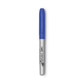 BIC Intensity Fine Tip Permanent Marker, Fine Bullet Tip, Deep Sea Blue, Dozen