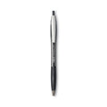 BIC GLIDE Ballpoint Pen, Retractable, Medium 1 mm, Black Ink, Black Barrel, Dozen