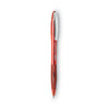 BIC GLIDE Ballpoint Pen, Retractable, Medium 1 mm, Red Ink, Red Barrel, Dozen