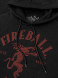 Fireball Whisky Dragon Hooded Sweatshirt - Black by Tee Luv