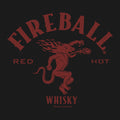 Fireball Whisky Dragon Hooded Sweatshirt - Black by Tee Luv