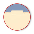 Smead Interior File Folders, 1/3-Cut Tabs: Assorted, Letter Size, 0.75" Expansion, Manila, 100/Box