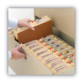 Smead Recycled Top Tab File Pockets, 3.5" Expansion, Letter Size, Redrope, 25/Box