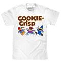 Cookie Crisp Cereal Mascot T-Shirt - White by Tee Luv