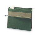 Smead Hanging Folders, Letter Size, 1/5-Cut Tabs, Standard Green, 25/Box